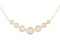 Diamond Necklace - 14 KT Yellow Gold