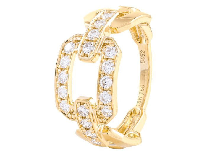 Diamond Ring - 18 KT Yellow Gold