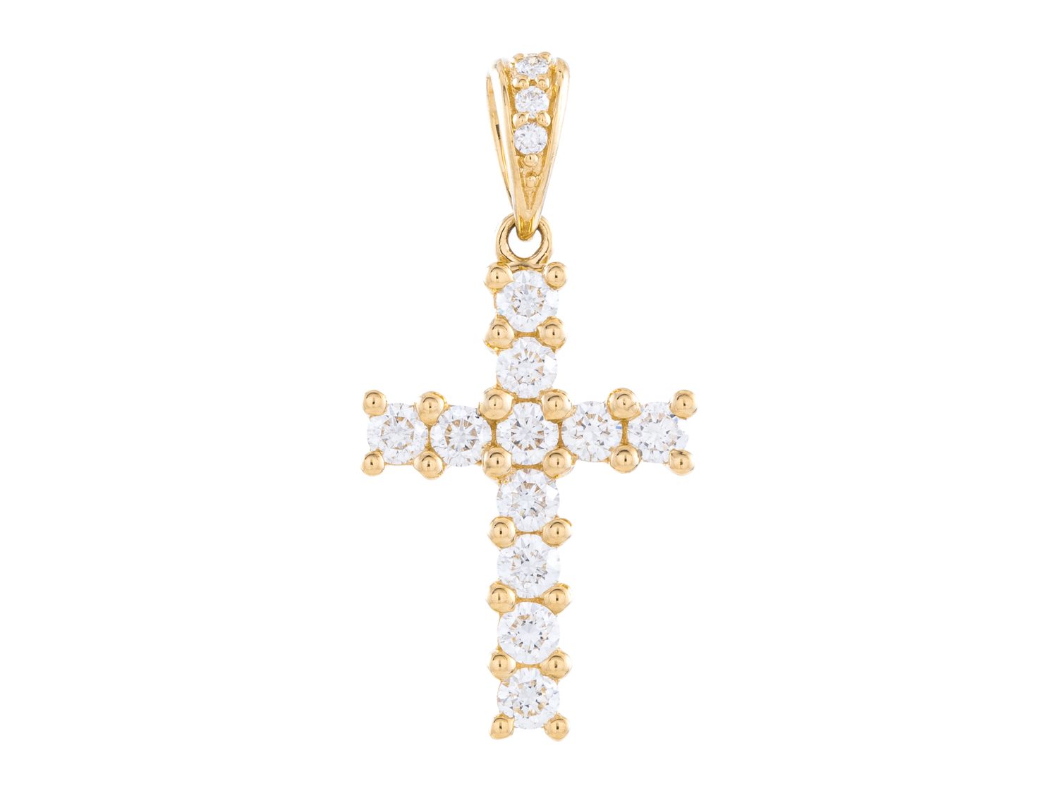 Diamond Pendant - 18 KT Yellow Gold