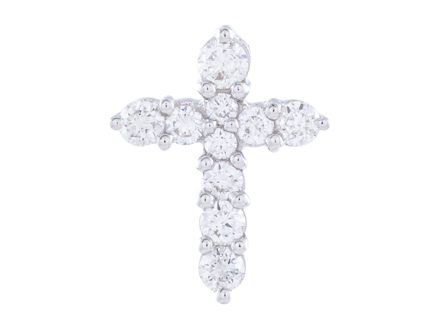 Diamond Pendant - 18 KT White Gold