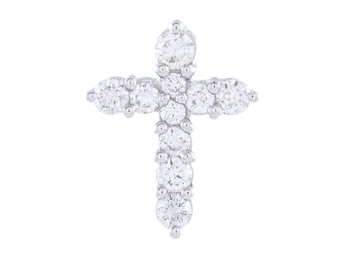 Diamond Pendant - 18 KT White Gold