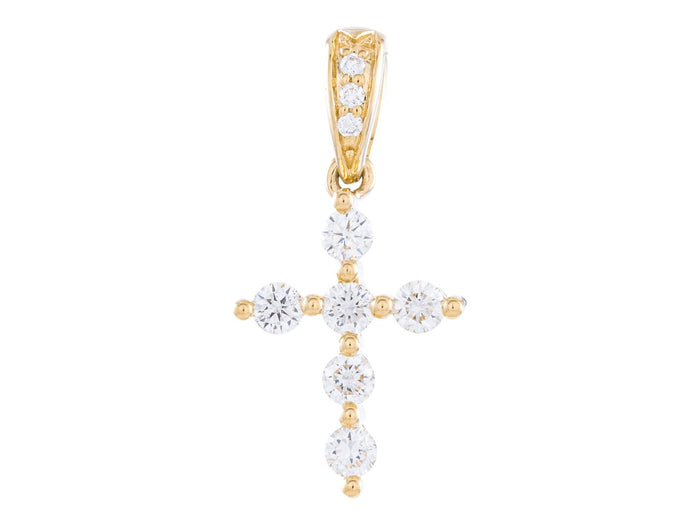 Diamond Pendant - 18 KT Yellow Gold
