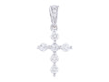 Diamond Pendant - 18 KT White Gold