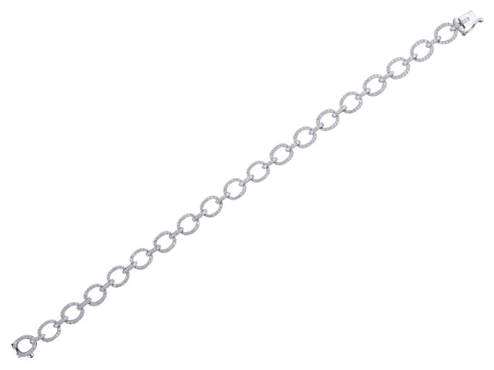 Diamond Bracelet - 14 KT White Gold
