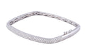 Diamond Bangle - 14 KT White Gold