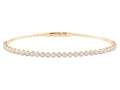 Diamond Bangle - 14 KT Yellow Gold
