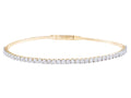 Diamond Bangle - 14 KT Yellow Gold