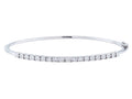 Diamond Bangle - 14 KT White Gold