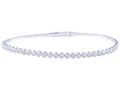 Diamond Bangle - 14 KT White Gold