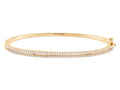 Diamond Bangle - 14 KT Yellow Gold
