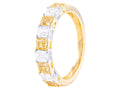 Diamond Band - 18 KT White and Yellow Gold