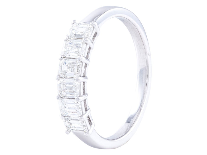 Diamond Band - 18 KT White Gold