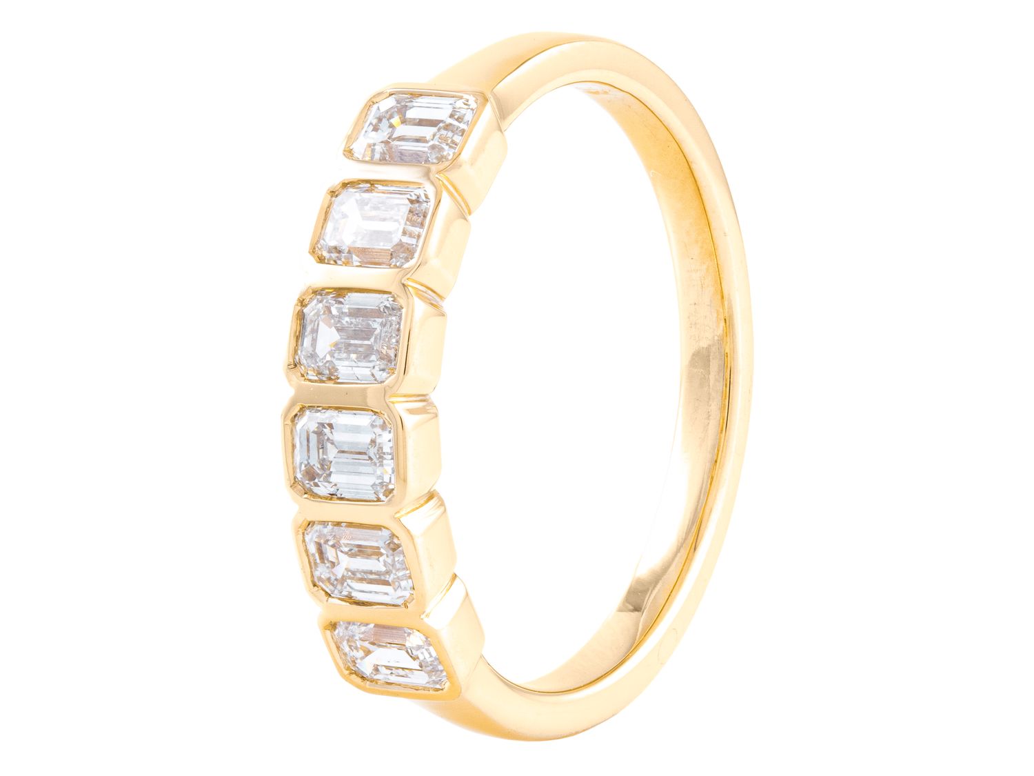 Diamond Band - 18 KT Yellow Gold