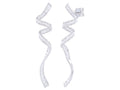 Diamond Earrings - 18 KT White Gold