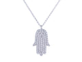 Diamond Necklace - 14 KT White Gold