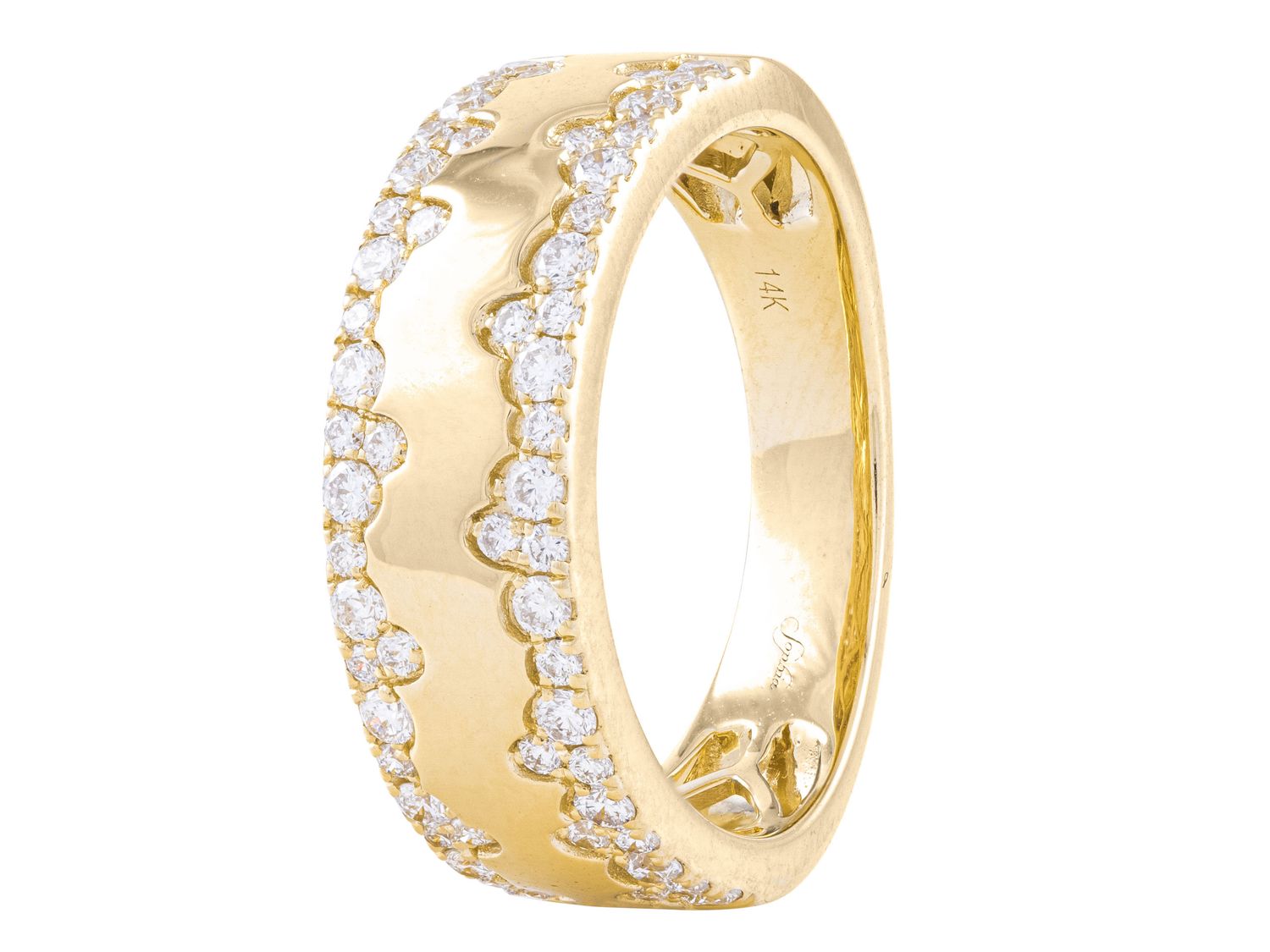 Diamond Ring - 14 KT Yellow Gold
