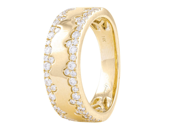 Diamond Ring - 14 KT Yellow Gold