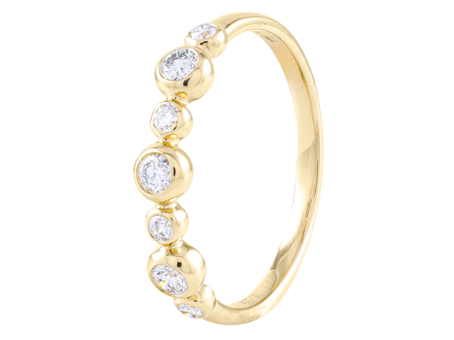 Diamond Ring - 14 KT Yellow Gold