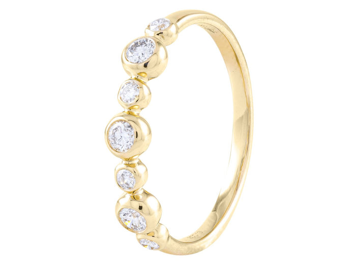 Diamond Ring - 14 KT Yellow Gold