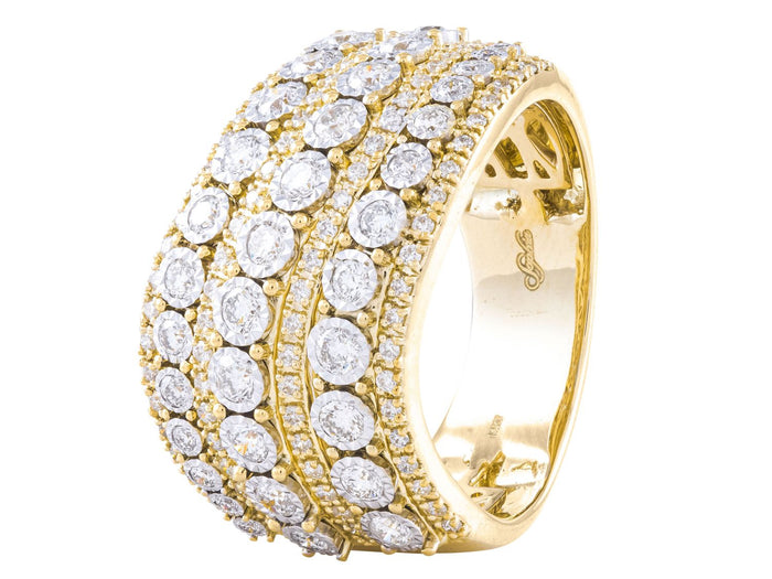 Diamond Ring - 14 KT Yellow Gold