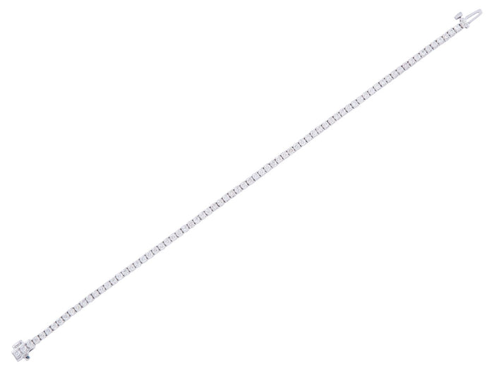 Diamond Tennis Bracelet - 14 KT White Gold