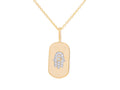 Diamond Necklace - 14 KT Yellow Gold