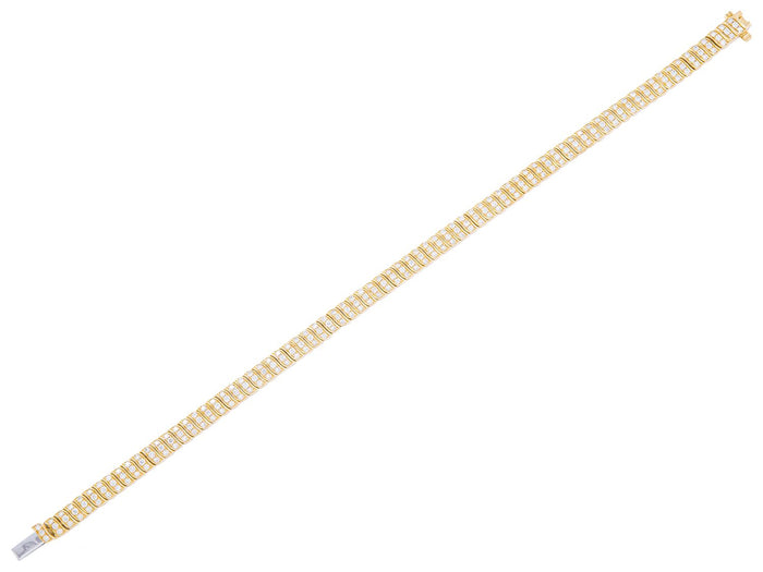 Diamond Bracelet - 14 KT Yellow Gold