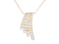 Diamond Necklace - 14 KT Yellow Gold