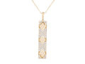 Diamond Necklace - 14 KT Yellow Gold