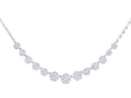 Diamond Necklace - 14 KT White Gold