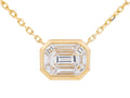 Diamond Necklace - 14 KT Yellow Gold