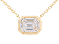 Diamond Necklace - 14 KT Yellow Gold