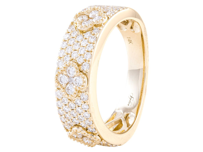 Diamond Ring - 14 KT Yellow Gold
