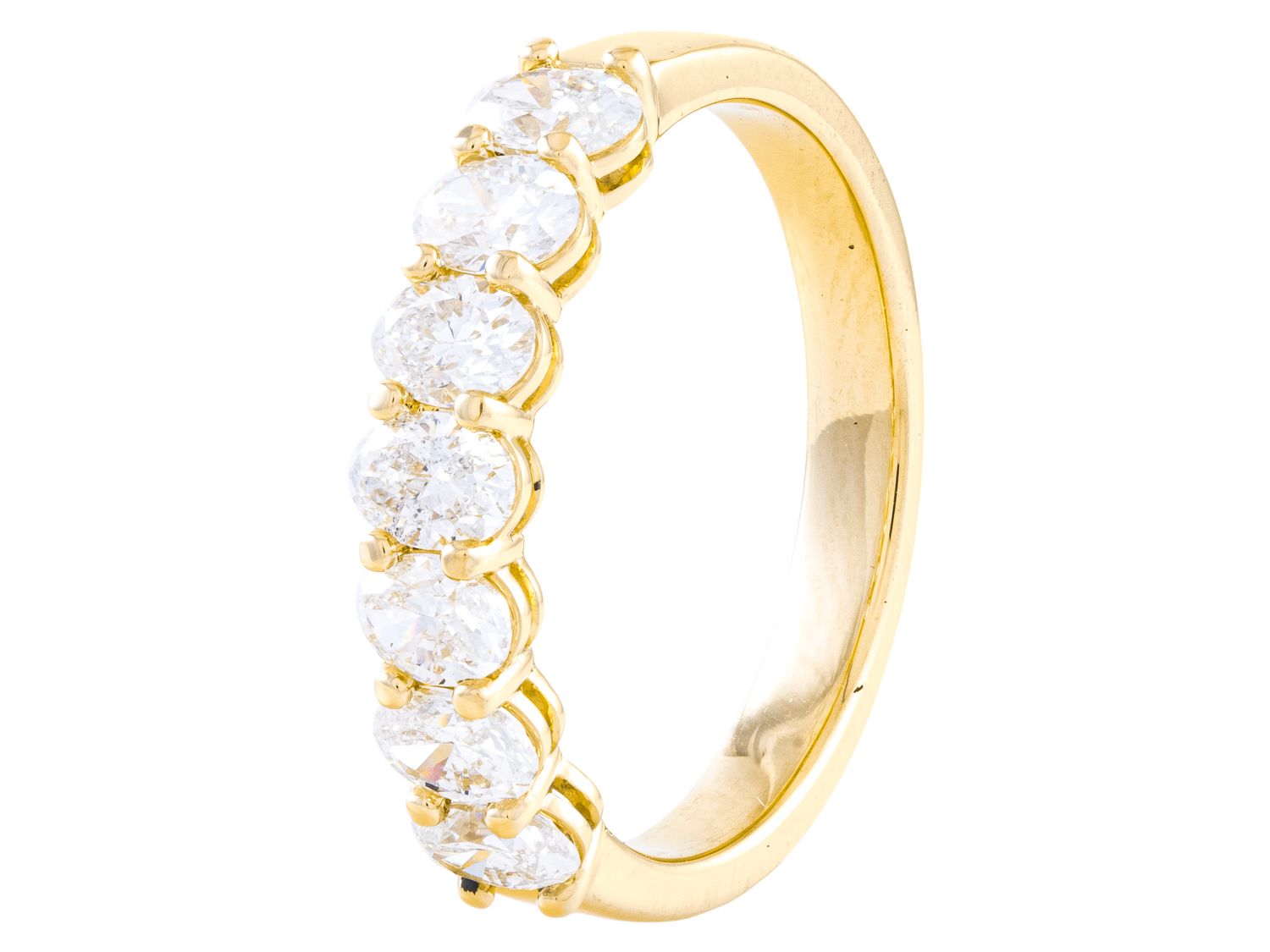 Diamond Band - 18 KT Yellow Gold