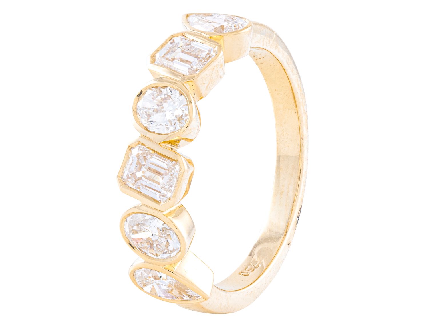 Diamond Band - 18 KT Yellow Gold