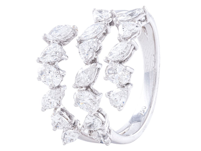 Diamond Ring - 18 KT White Gold