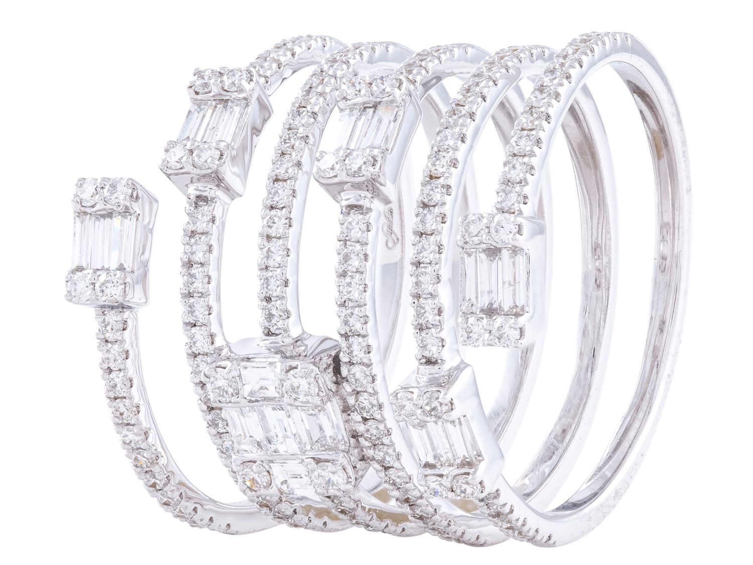 Diamond Ring - 14 KT White Gold