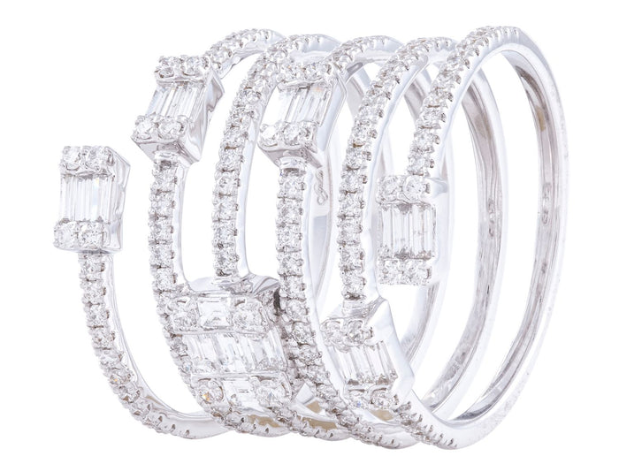 Diamond Ring - 14 KT White Gold