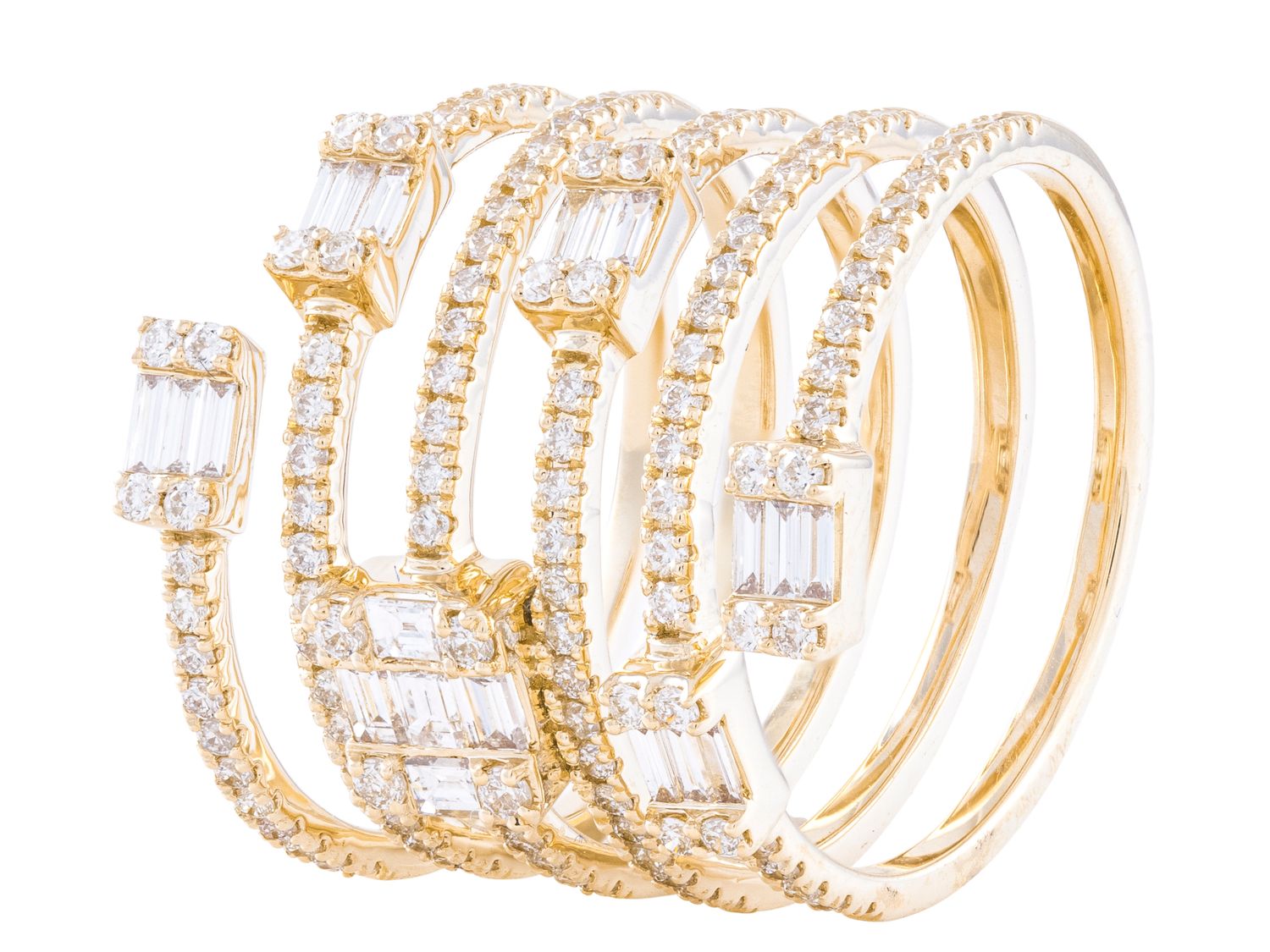 Diamond Ring - 14 KT Yellow Gold