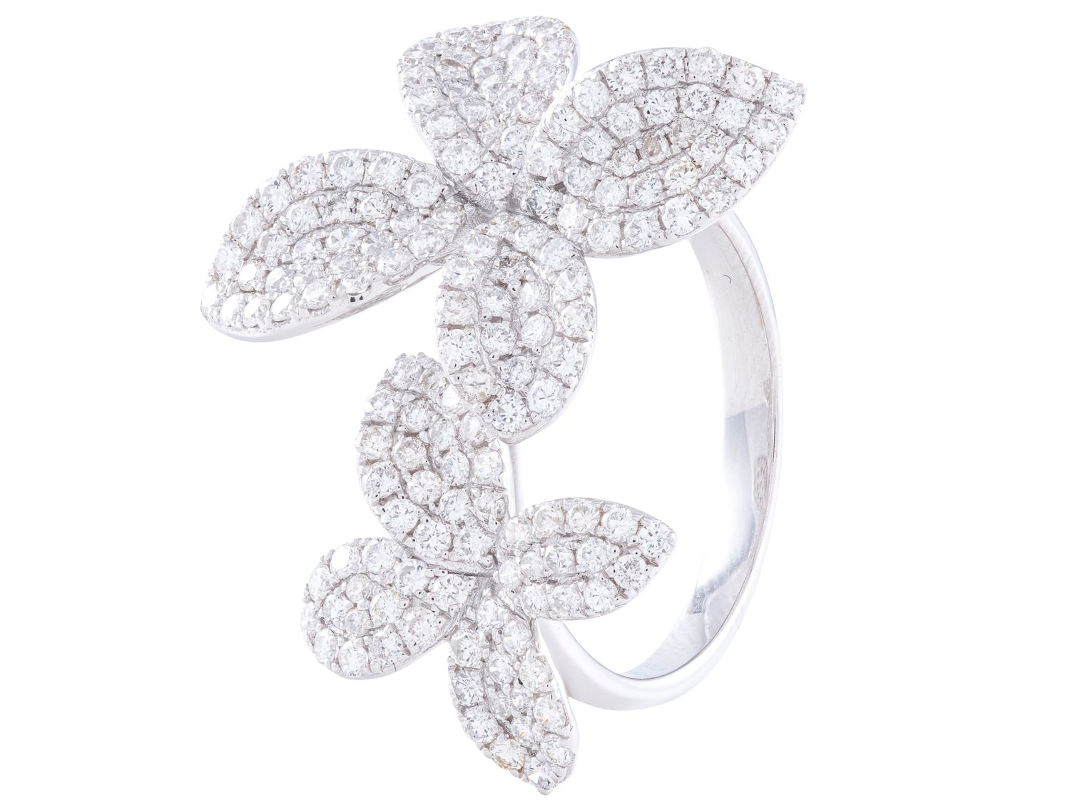 Diamond Ring - 14 KT White Gold