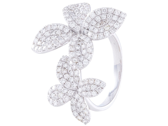 Diamond Ring - 14 KT White Gold