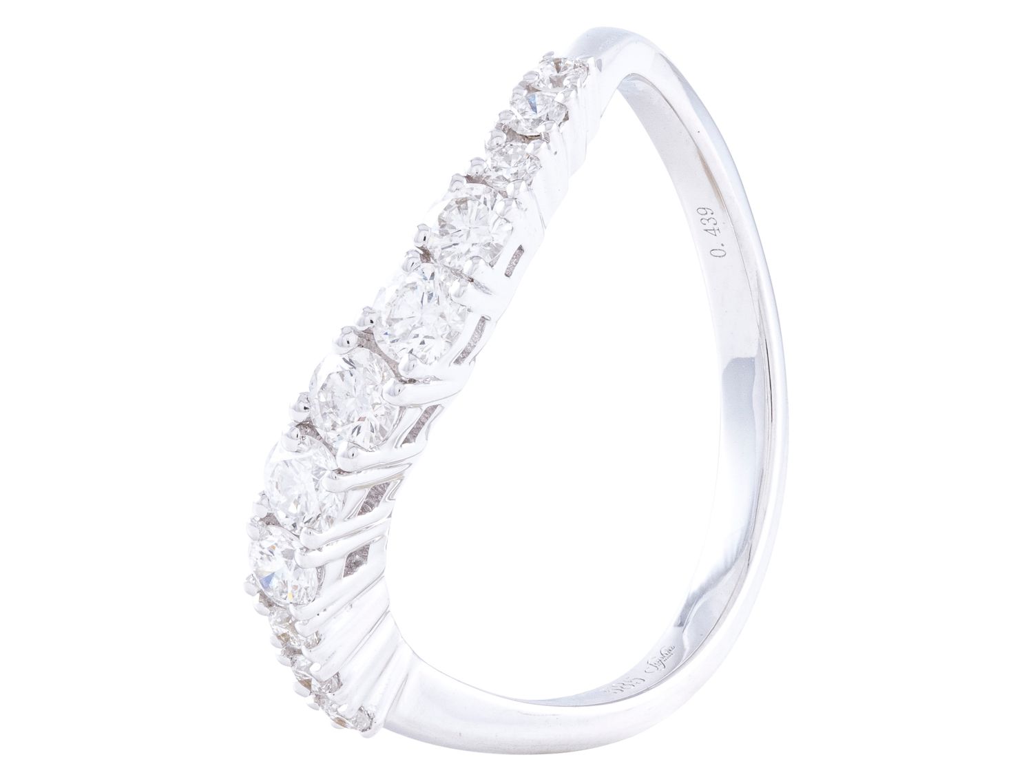 Diamond Ring - 14 KT White Gold