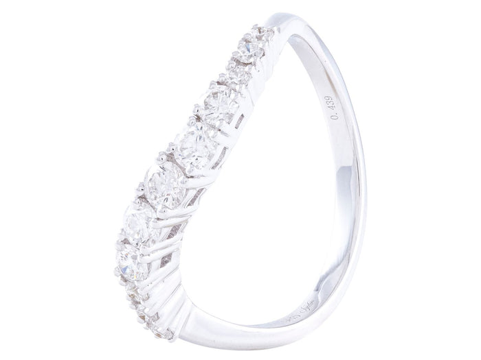 Diamond Ring - 14 KT White Gold