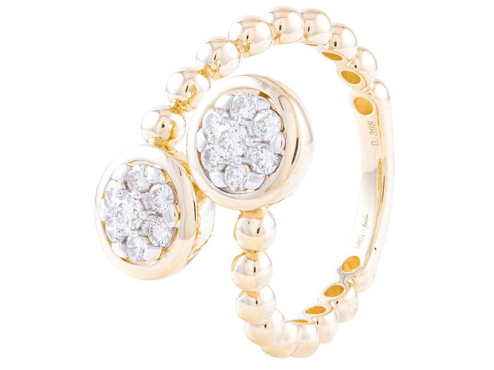 Diamond Ring - 14 KT Yellow Gold