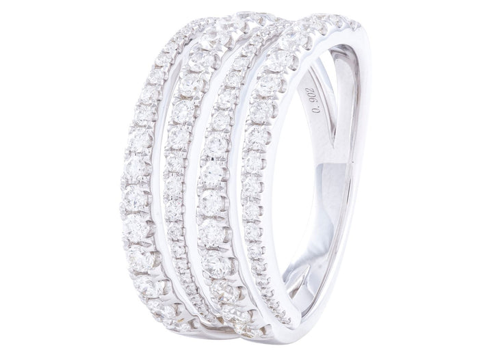 Diamond Ring - 14 KT White Gold