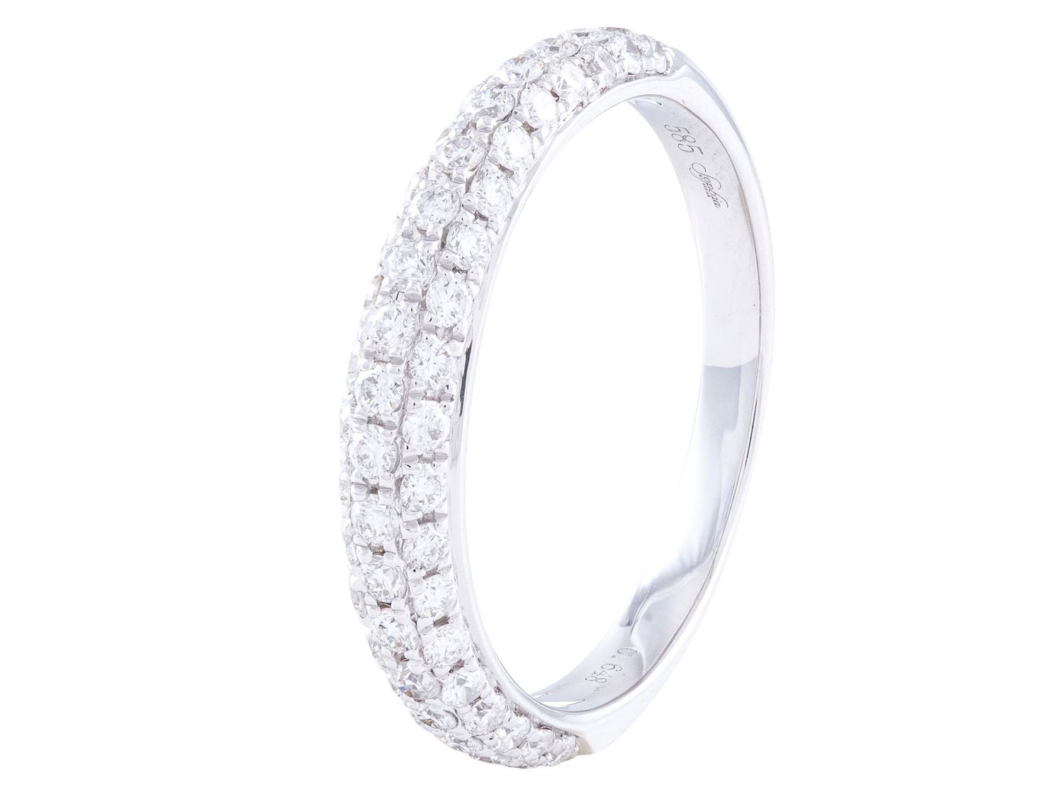 Diamond Ring - 14 KT White Gold