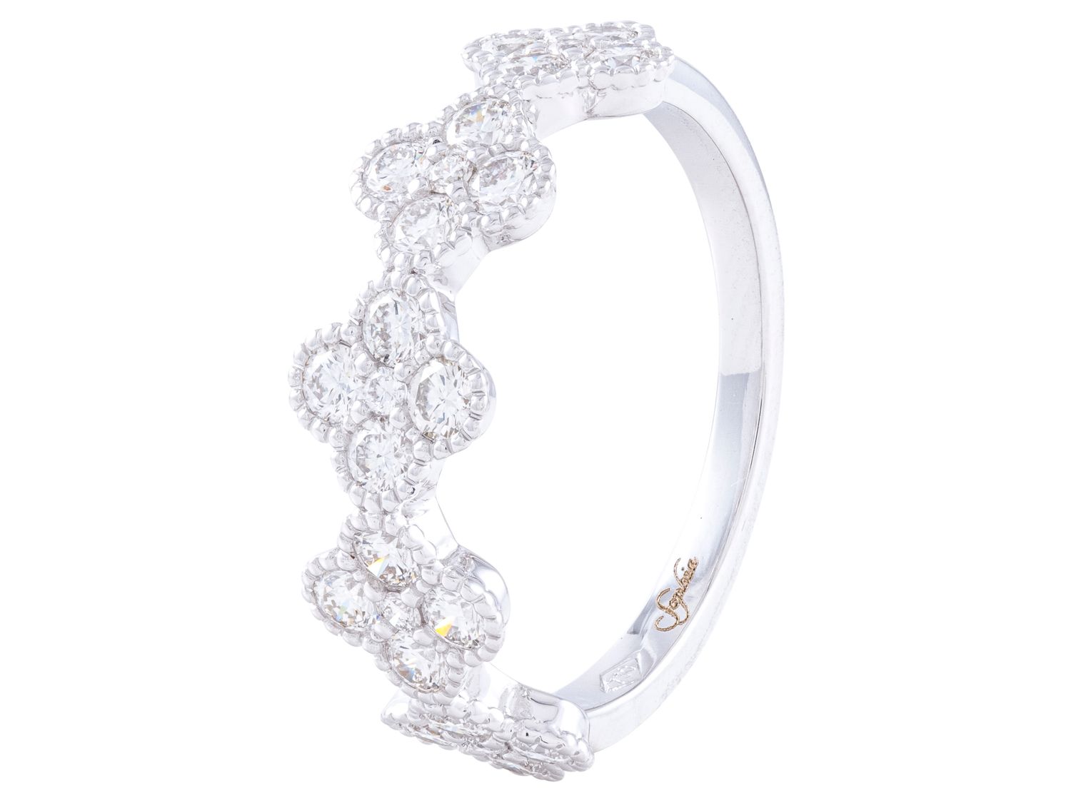 Diamond Ring - 18 KT White Gold