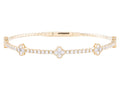 Diamond Bangle - 14 KT Yellow Gold