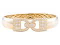 Diamond Bangle - 14 KT Yellow Gold