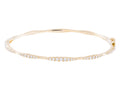 Diamond Bangle - 14 KT Yellow Gold